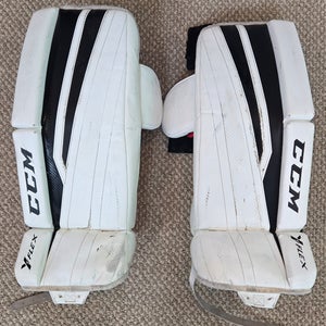 24" CCM Y Flex Goalie Leg Pads (Used)