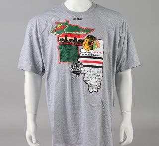 New Reebok Minnesota Wild NHL 2016 Stadium Series T-Shirt Men’s Small