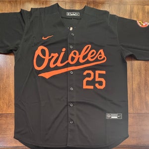Baltimore Orioles Pete Alonso Black Jersey Adult XL NWT