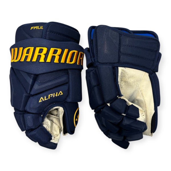 Warrior Alpha LX3 Pro St Louis Blues 15" Pro Stock Gloves (Used)