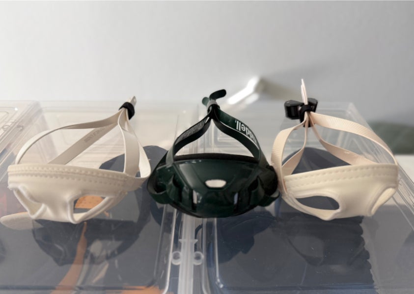 Lot of 3 Riddell chinstraps