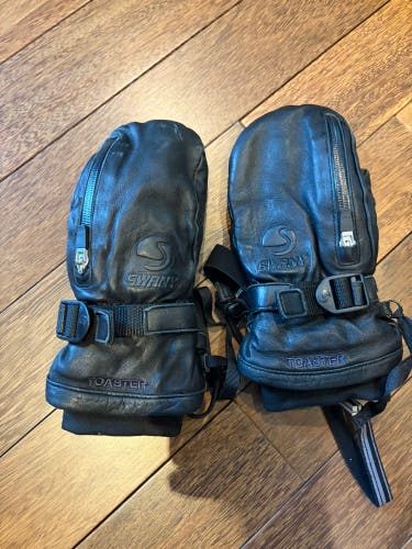 Black XS Adult Unisex Mittens Swany Toasters