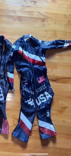 New Us Ski Team Speed Suit Fis Legal Size Medium