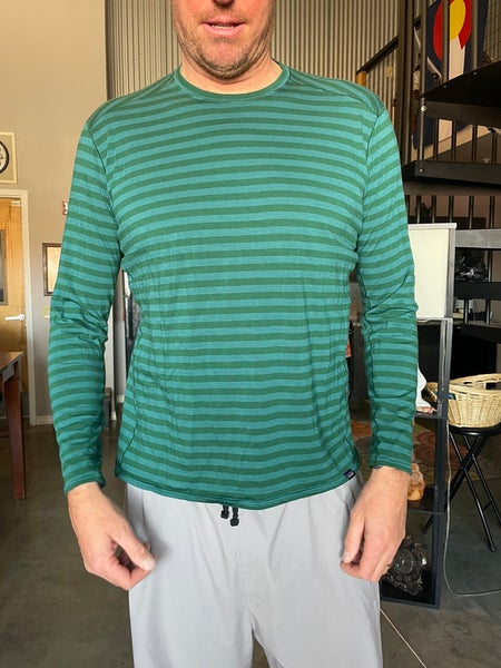 Green XXL Men's Patagonia Moreno wool long sleeve Shirt (Used)