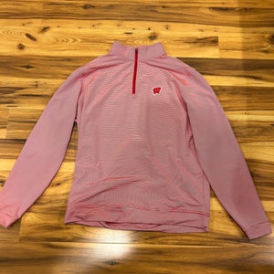 Men’s Peter millar UW badgers zip