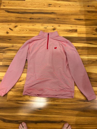 Men’s Peter millar UW badgers zip