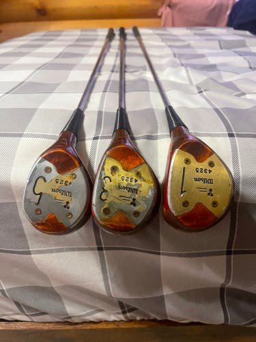 Men's Wilson Sam Snead Right Handed Fairway Wood Stiff Flex 1 Wood, 3 Wood, 5 Wood set (Used)