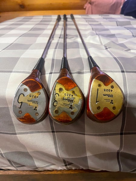 Men's Wilson Sam Snead Right Handed Fairway Wood Stiff Flex 1 Wood, 3 Wood, 5 Wood set (Used)