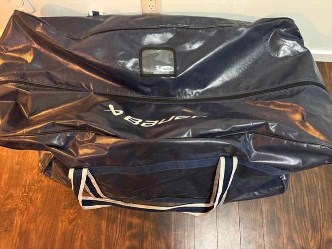 Bauer Pro Senior Goalie Carey Bag (Used) - navy blue