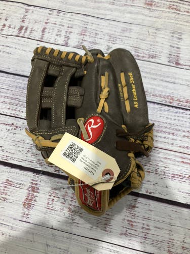 Brown Rawlings Highlight Series RH Baseball Glove 11.5" (Used)