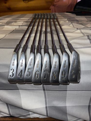 Men's Wilson Pro Staff K-28 Right Handed Iron Set Regular Flex Steel Shaft (Used)