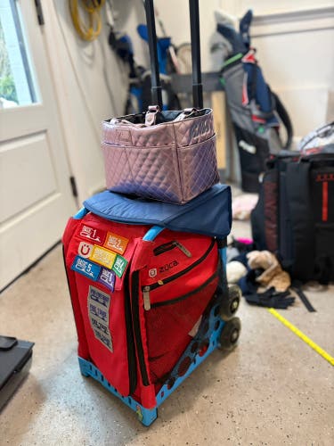 Zuca figure skating, roller bag with accessories
