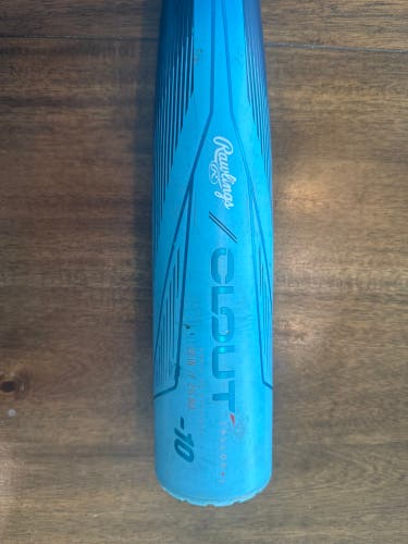 2024 Rawlings Clout Alloy USSSA Certified Bat (-10) 19 oz 29" (Used)