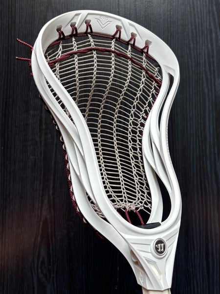 New Warrior Evo V Head Custom Strung with Armor Mesh (Grey Spyder Wire)