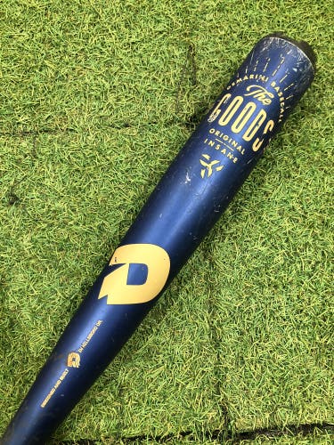 2021 DeMarini The Goods One Piece Alloy Bat BBCOR Certified (-3) Alloy 29 oz 32" (Used)