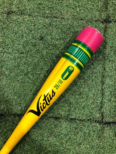 2024 Victus Vibe Alloy Bat USABat Certified (-10) Alloy 18 oz 28" (Used)