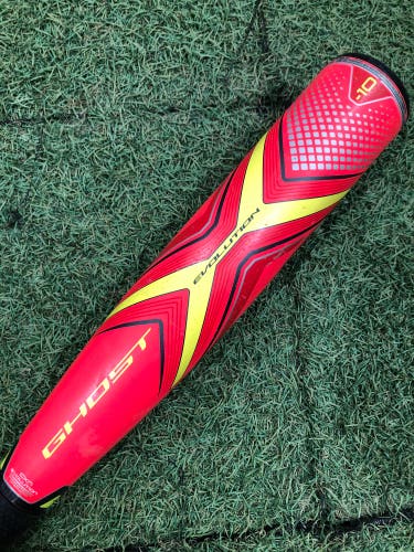 2019 Easton Ghost X Evolution Composite Bat USABat Certified (-10) Composite 19 oz 29" (Used)