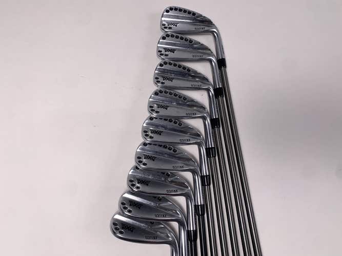 PXG 0311 XF Chrome Iron Set 5-PW+GW+SW+LW SteelFiber KBS TGI 70g Regular Mens RH