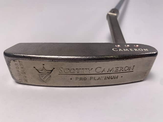 Scotty Cameron Pro Platinum Newport Mid Slant Putter 35" Mens RH