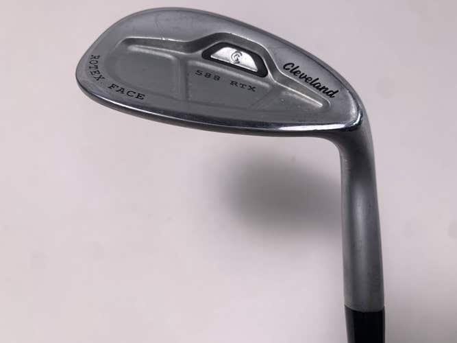 Cleveland 588 RTX CB Satin Chrome Gap Wedge GW 52* 10 DG Wedge RH