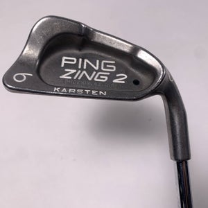 Ping Zing 2 Single 6 Iron Black Dot Karsten JZ Regular Steel Mens RH