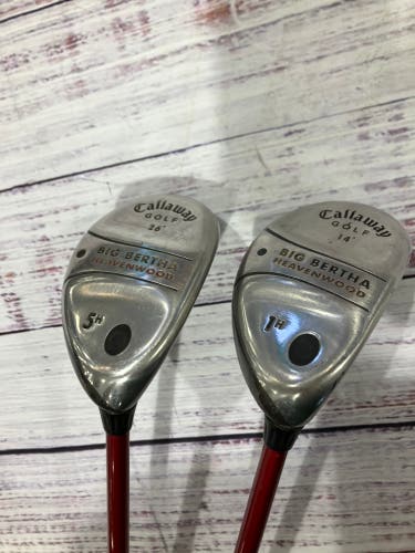 Callaway Big Bertha Heavenwood Hybrid Set Right Handed Regular Flex 1H, 5H  (Used)