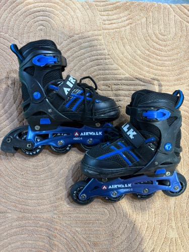 Blue Youth Airwalk Inline Skates | Adjustable Size 1-4 (Used)