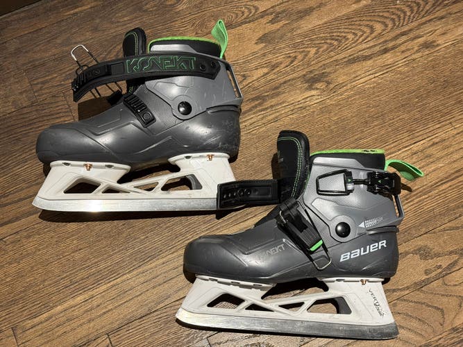 2024 Bauer Konekt HF2 Hockey Goalie Skates Size 3 (Used)