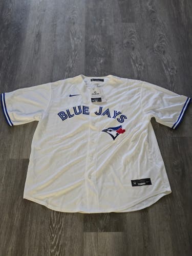 Vladimir Guerrero Jr. Toronto Blue Jays white home jersey