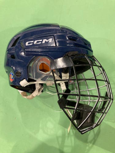 Used Navy Blue Small CCM Tacks 720 Helmet