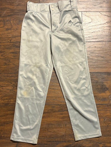 Gray Boys Medium Youth Adidas Game Pants (Used)