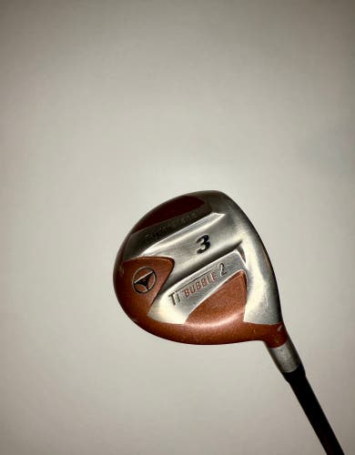 Men's TaylorMade Ti Bubble 2 Right Handed Fairway Wood Stiff Flex 3 Wood