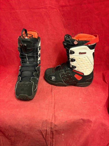 Snowboard Boots: Size M 9.5 (W 10.5) Salomon Snowboard Boots (Used)