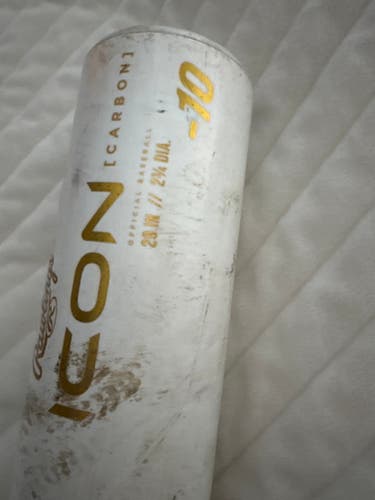 2024 Rawlings Icon USSSA Certified Bat (-10) 19 oz 29" (Used)