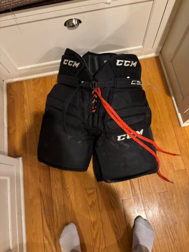 Senior Medium 2014 CCM c500 Hockey Goalie Pants Pro Stock (Used)