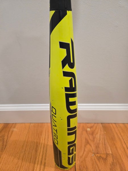 2018 Rawlings Quatro Composite BBCOR Certified Bat (-3) 29 oz 32" (Used)