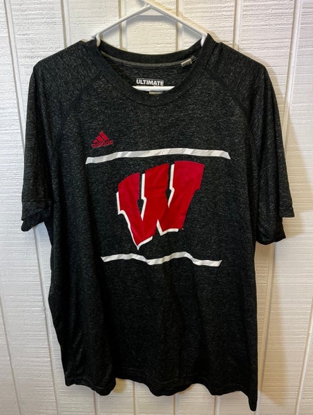 Adidas Men’s XXL Wisconsin Badgers Dri-Fit T-Shirt