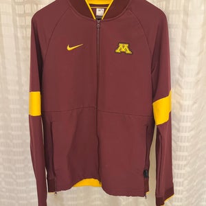 Nike On-Field Team Issued Minnesota Golden Gophers Mens Small Full Zip Jacket