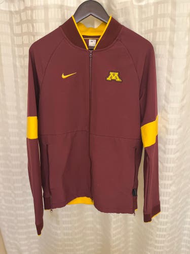 Nike On-Field Team Issued Minnesota Golden Gophers Mens Small Full Zip Jacket