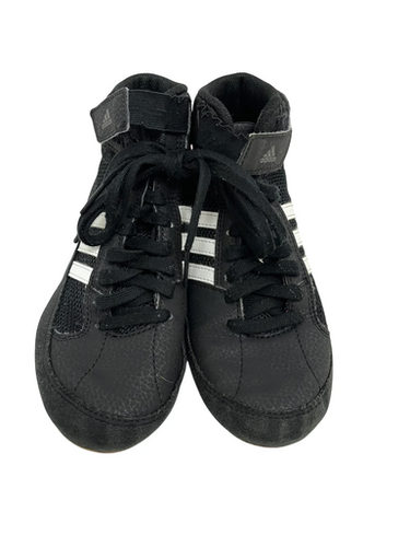 Used Adidas HVC 2 Wrestling Shoes Black Junior 01 11692-S000145889
