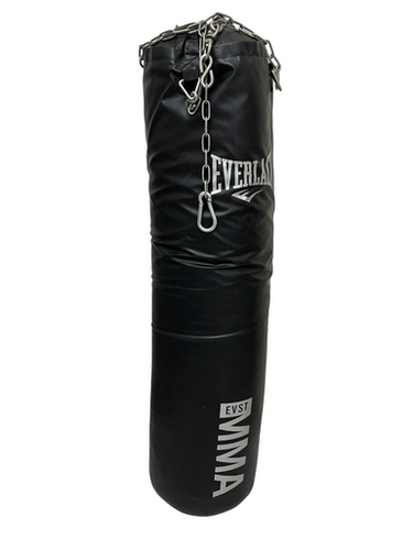 Used Everlast 100LB BAG MMA Boxing Heavy Bag Black 100 lb 11692-S000146972