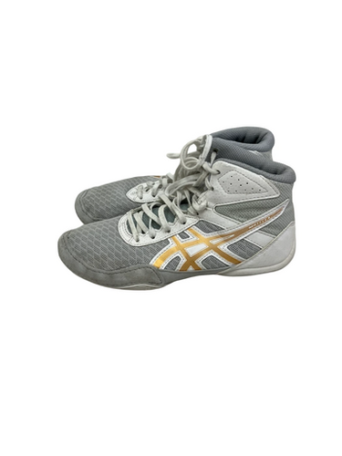 Used Asics MATFLEX Wrestling Shoes White Junior 04 11692-S000147076