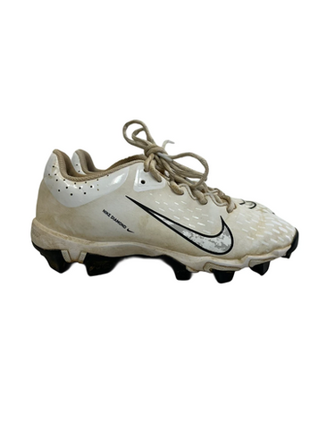 Used Nike HYPERDIAMOND BB/SB Cleats White Junior 04 11692-S000147163