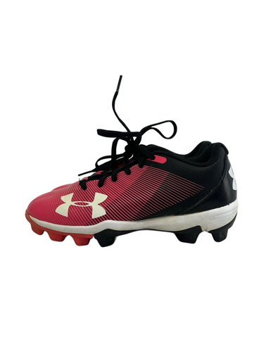 Used Under Armour LEADOFF BB/SB Cleats Black And Pink Junior 01 11692-S000147278