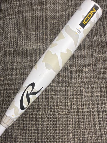 2025 Rawlings Icon Composite Bat USSSA Certified (-8) Composite 23 oz 31" (Used)