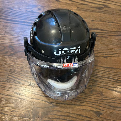 Jofa 390 Hockey Helmet Senior Large (Used) with CCM Z-leader visor