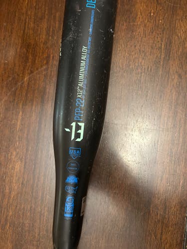 2022 DeMarini Zenith Hybrid Bat (-13) 17 oz 30" (Used)
