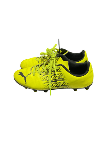 Used Puma Soccer Cleats Yellow Junior 04 11834-S000047529