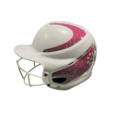 Used RIP-IT WHT HELMET 6-6 7/8 Batting Helmet w/Mask White S/M 11834-S000047518