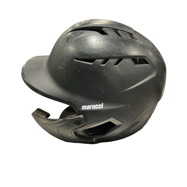 Used Marucci JAW GUARD BLK Batting Helmet No Mask Black One Size 11834-S000047489
